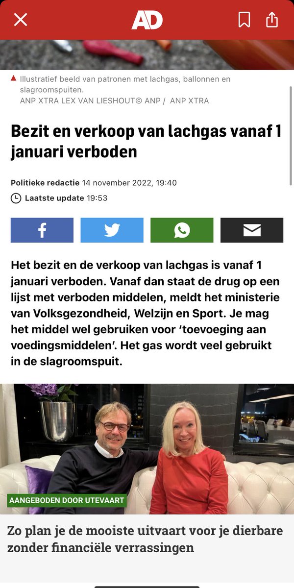 Ik ben het niet vaak eens met dit kabinet, maar dit lijkt me een goede ontwikkeling. Mooie advertentie erbij ook 😏