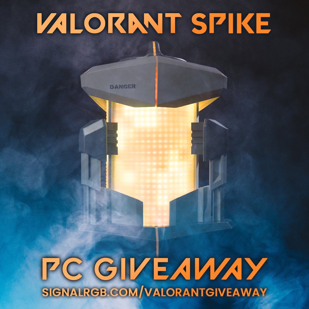 SignalRGB on X: We're giving away a one of a kind PC that modeled after  the spike in Valorant. Enter here:    / X