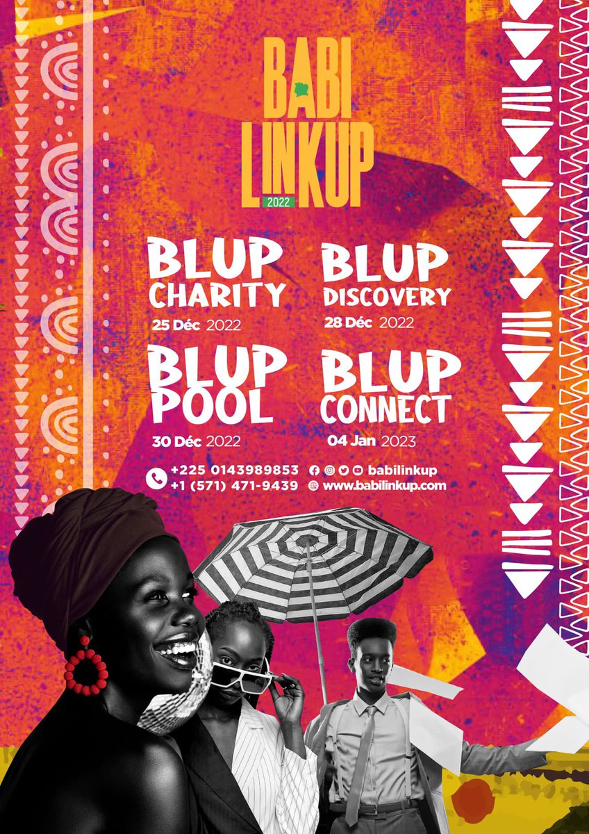 babii225's tweet photo. Alors, de retour pour une deuxième édition. BABILINKUP vous ramène encore du lourd ce 30 Décembre au BBr Resort 🔥 https://t.co/gf9jZxTtlV