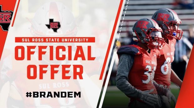 Blessed to receive an offer from Sul Ross State thank you @Coach_Clegg!!!  
@CoachTaufaasau @coachchilly @CoachMitch55 @CoachNellyV @CoachRRod70 @CoachM_Justin