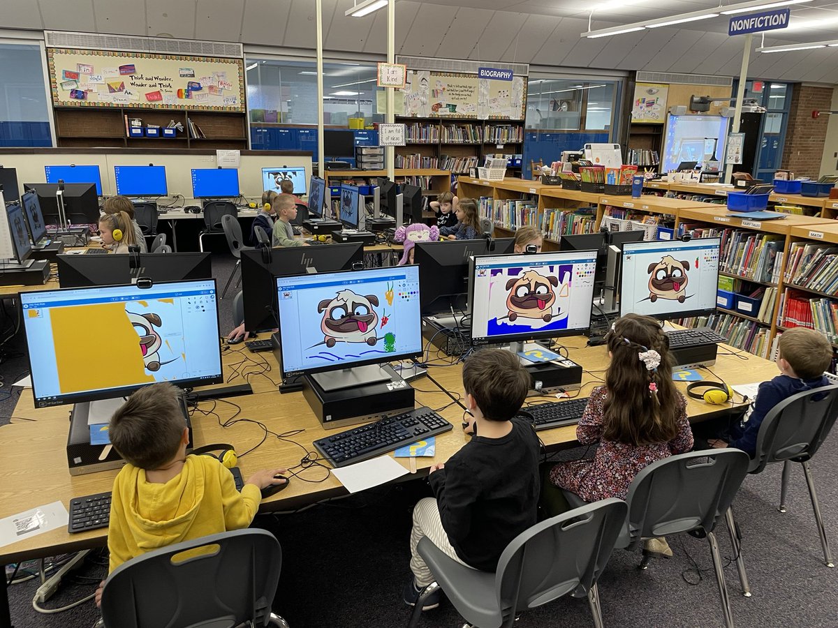 Using Wixie to learn how to use a mouse by giving Pig the Pug a bath & then feeding him some healthy treats #PigtheStinker #PigtheSlob #PigthePug @Tech4Learning