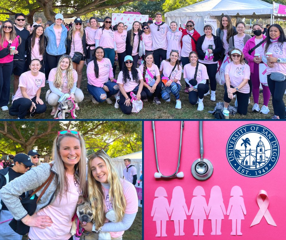 Sigma Theta Tau, Zeta Mu at Large Chapter joined the 2nd Annual MORE THAN PINK Walk, which hosted 6,000 volunteers and raised over $500,000 for ongoing breast cancer research and treatments. #MoreThanPink #USDNurses #Nursing #BreastCancerAwareness #BreastCancerCare #BeatCancer