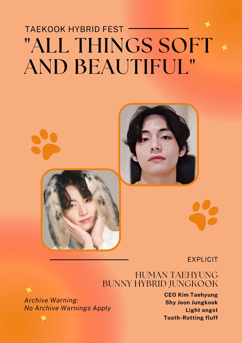 "All Things Soft And Beautiful" 🔞
➭ archiveofourown.org/works/42471585…

► 99.929 Words • Complete • Explicit
▻  CEO Kim Taehyung • Shy Jeon Jungkook • Light Angst • Tooth-Rotting Fluff

❗Minors, do not interact 🔞

#taekookau