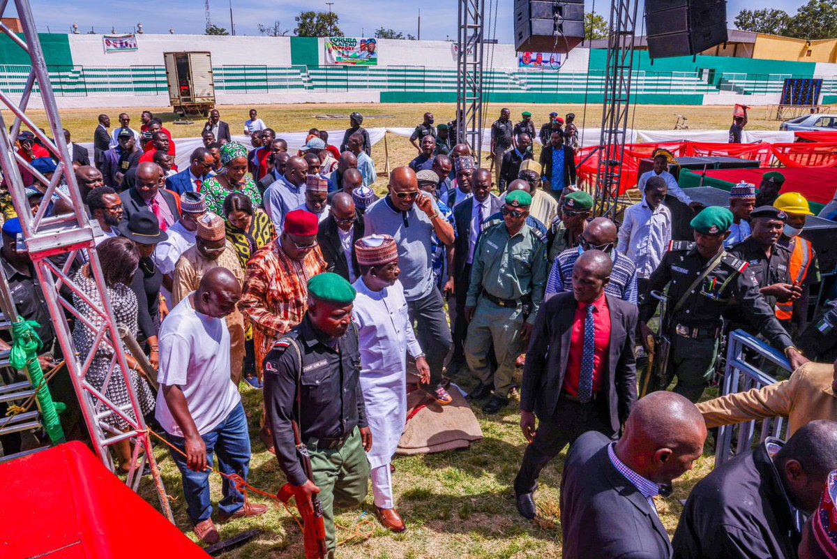 PLATEAU WILL SUSTAIN HISTORY OF PRODUCING PRESIDENTS", GOVERNOR LALONG BOASTS AS HE INSPECTS FLAG-OF...