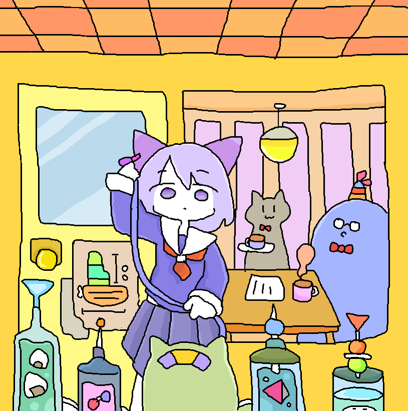 「でんわ 」|護魔ムガクのイラスト