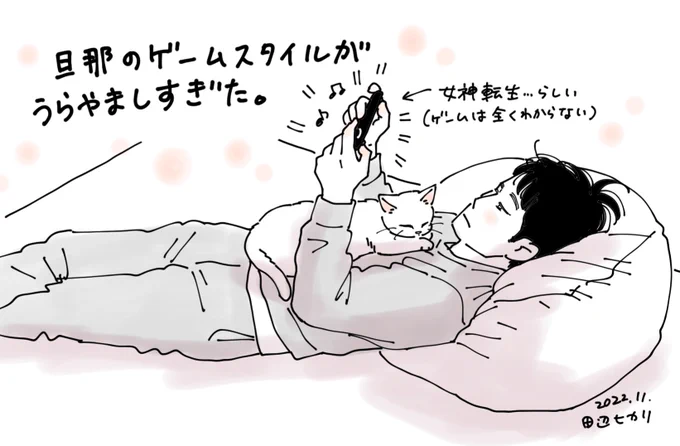 旦那のゲームスタイルがうらやましいなっていう落書き 