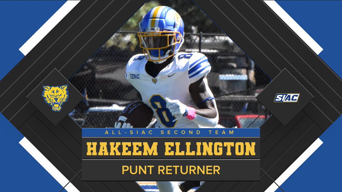 One of the top Conference punt returners begins the 12 All-SIAC @FVSUFootball honorees as congrats to Hakeem Ellington on his Second Team selection! #ValleyTough