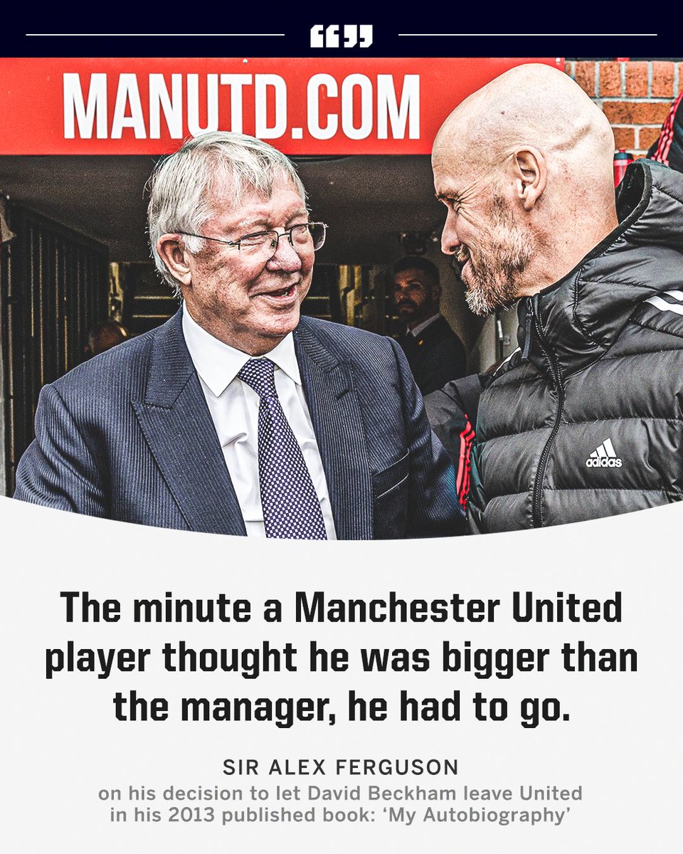 Sir Alex Ferguson wrote this in his 2013 autobiography 📝