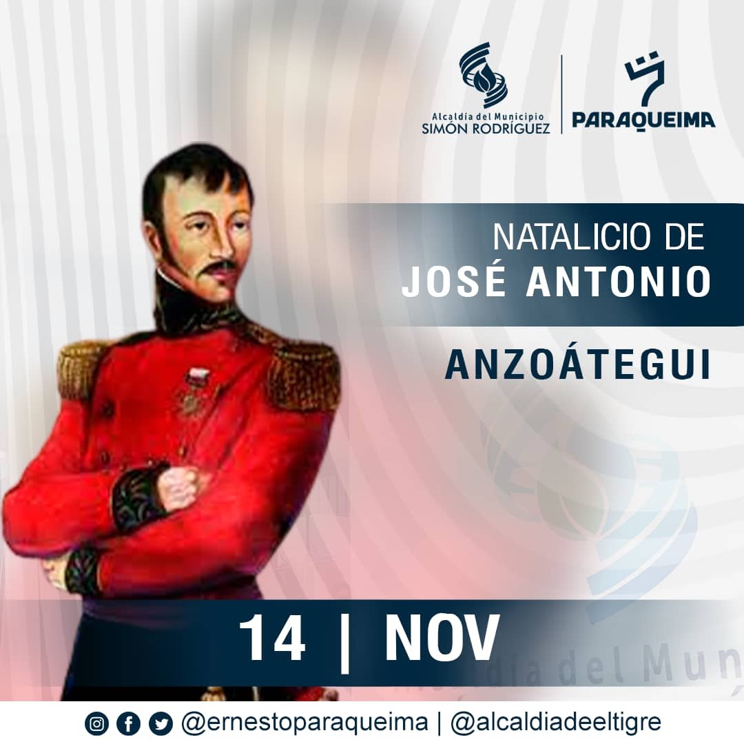 haciendapmet's tweet photo. #14Nov Héroe eponimo y uno de los oficiales más importantes del Ejército Venezolano en la Guerra de la Independencia. #paraqueima #heroedelaindependencia #ElTigre #Anzoategui #cambioradical https://t.co/4DWYWbiGJy