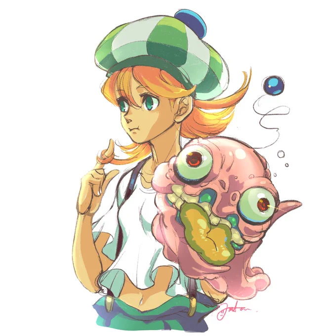 賑やかしに置いておくねドラクォありがとう一緒に旅をしたみんなのおかげで今でも絵を描くのが楽しいよ#BOF5  #bofdq20th 