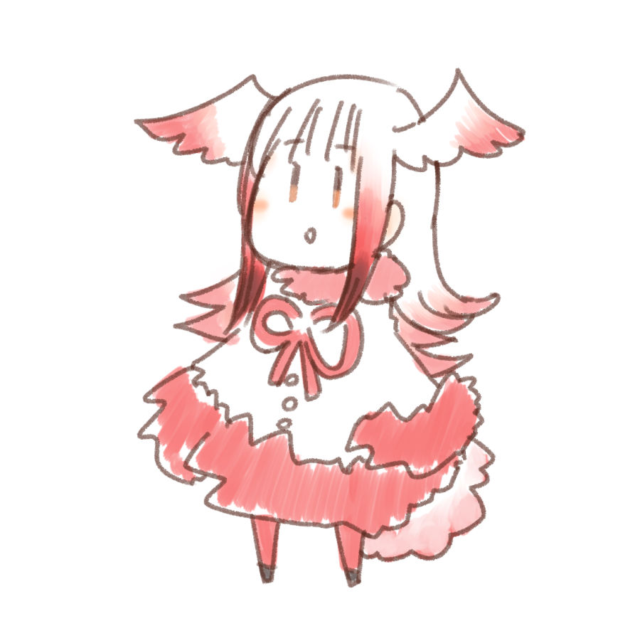 トキ(けものフレンズ) 「深夜のらくがきトキちゃん 」|沼底なまず@4/16フレチF-47のイラスト