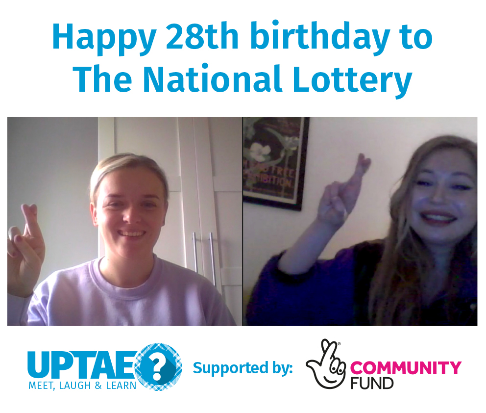 SOL (@sol_scotland) on Twitter photo Today is The National Lottery’s 28th birthday.
It's because of the National Lottery, and the people who play it, that we've been able to get funding for our activities group, UPTAE? Thank you from SOL!
#ThanksToYou #NationalLottery <a href="/TNLComFundScot/">The National Lottery Community Fund Scotland</a> Today is The National Lottery’s 28th birthday.
It's because of the National Lottery, and the people who play it, that we've been able to get funding for our activities group, UPTAE? Thank you from SOL!
#ThanksToYou #NationalLottery <a href="/TNLComFundScot/">The National Lottery Community Fund Scotland</a>