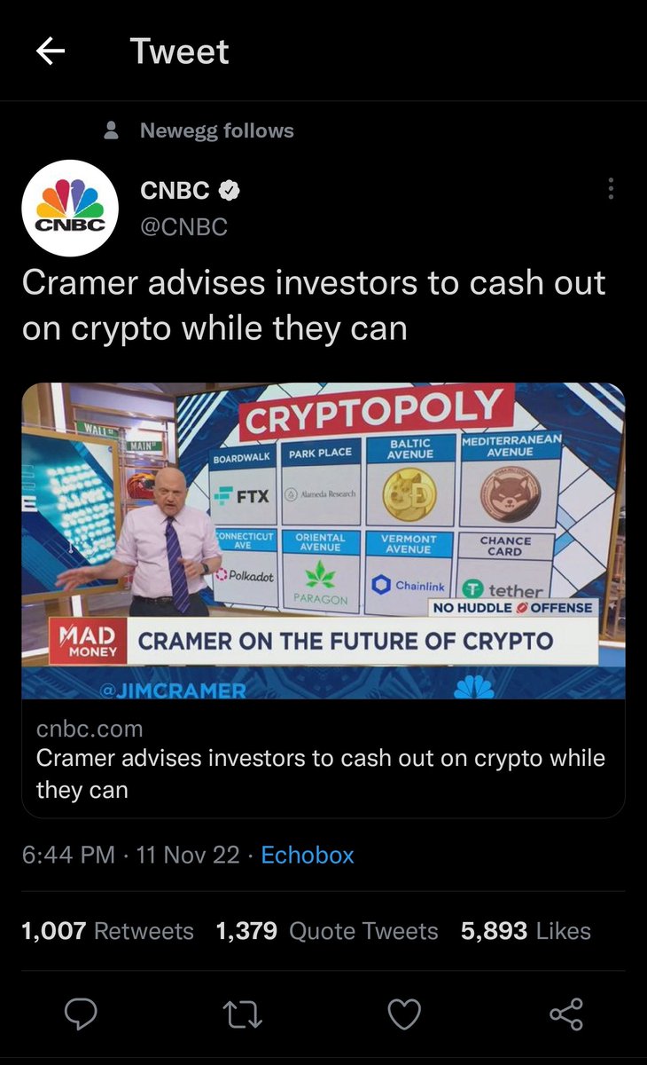 Crypto0x's tweet photo. Solid #crypto Bottom indicator 😆 https://t.co/v2ZJpUFVOq