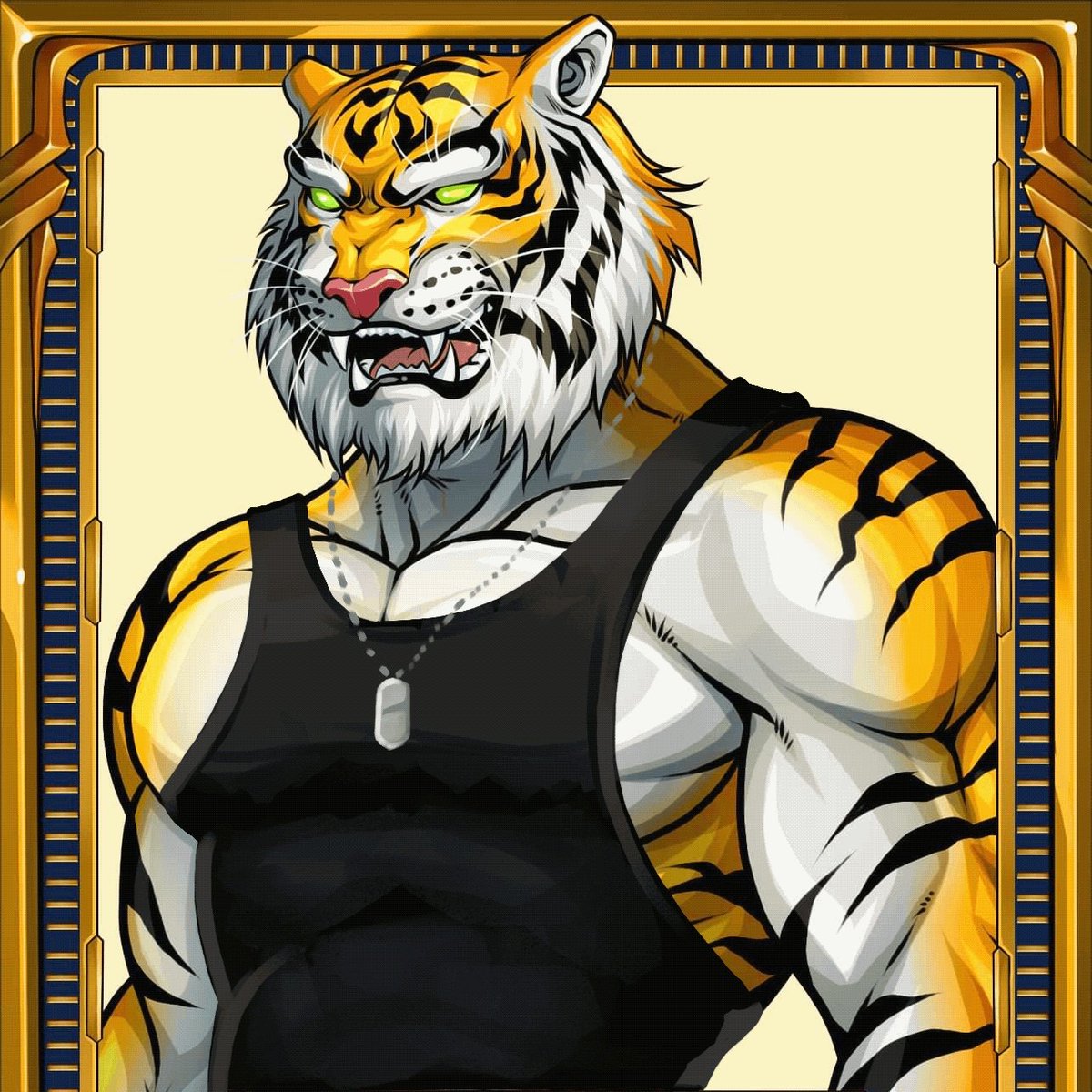 #NewProfilePic #artwork #cro #crofam #FFTB #NFTartwork #NFT買います #NFTartist #NFTsales #NFTdrop #nftart #NFTmarketplace #Cryptoart #CronosChain #Cronos #CryptoCom #Tiger #TigerMan🐯