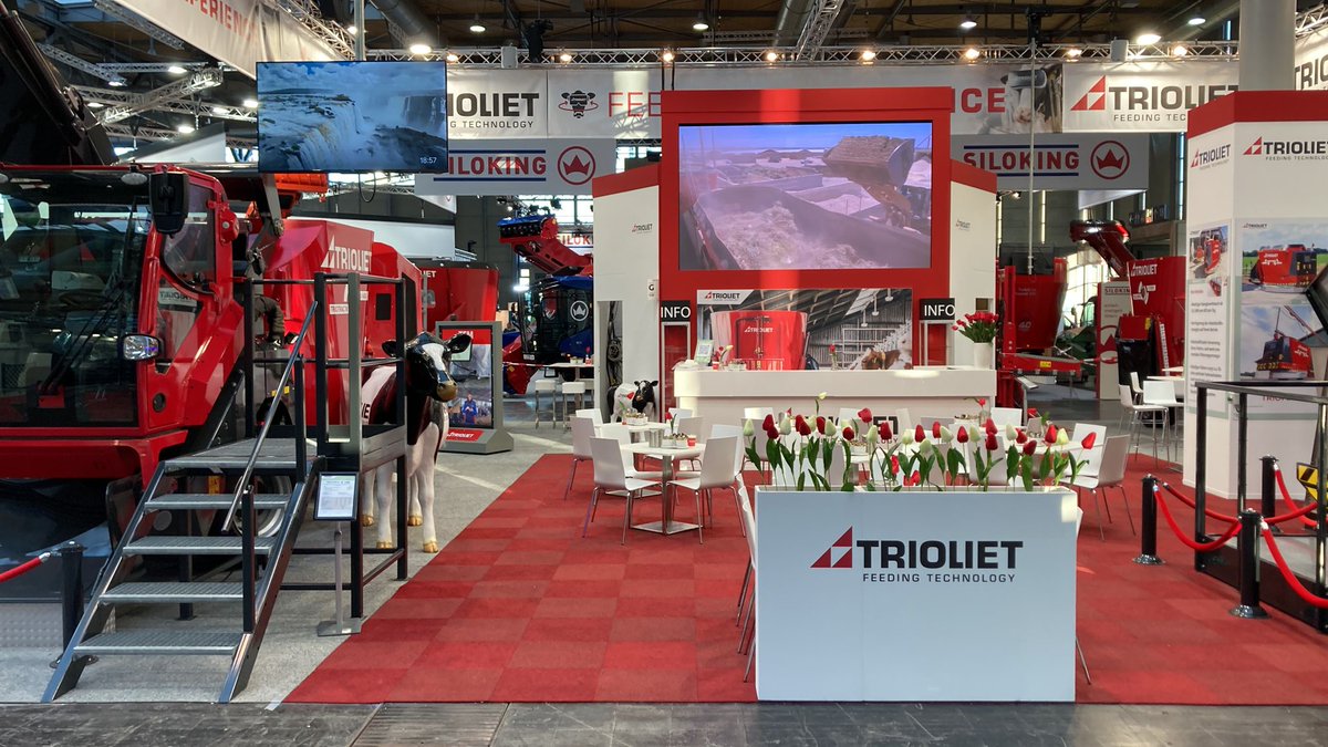 We zijn klaar voor de Eurotier in Hannover.🇩🇪
Bezoek ons van 15 tot 18 november in hal 27, stand G32🐄. Onze vertegenwoordigers verwelkomen u graag op onze stand.

#trioliet #voermengwagen #mixerwagen @eurotier_tradefair #EuroTier2022 #EuroTier