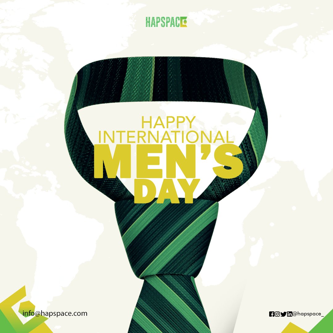 hapspace's tweet photo. Happy International Men’s Day
#hapspace #internationalmensday https://t.co/CXXKk0X8zx