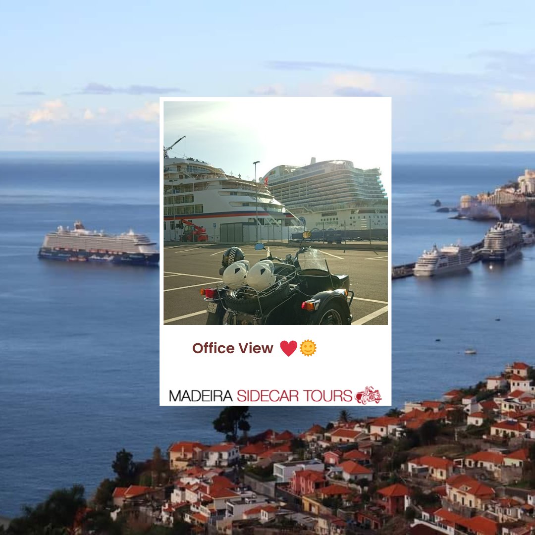 sidecarmadeira's tweet photo. Office View 😎💙🌺😍
Cruise Ships in the Port of Funchal ❤
https://t.co/s8RU451yli
#cruiseship #harbourview #visitmadeira #madeirasidecartours #lifestyle https://t.co/XaPzbQW5Ao