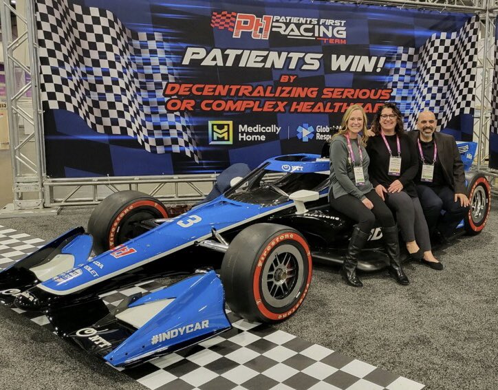 First glimpse of our booth - we’re winning the race to bring care to patients - whenever and wherever they are! #patientswin #HLTH2022 @medically_home