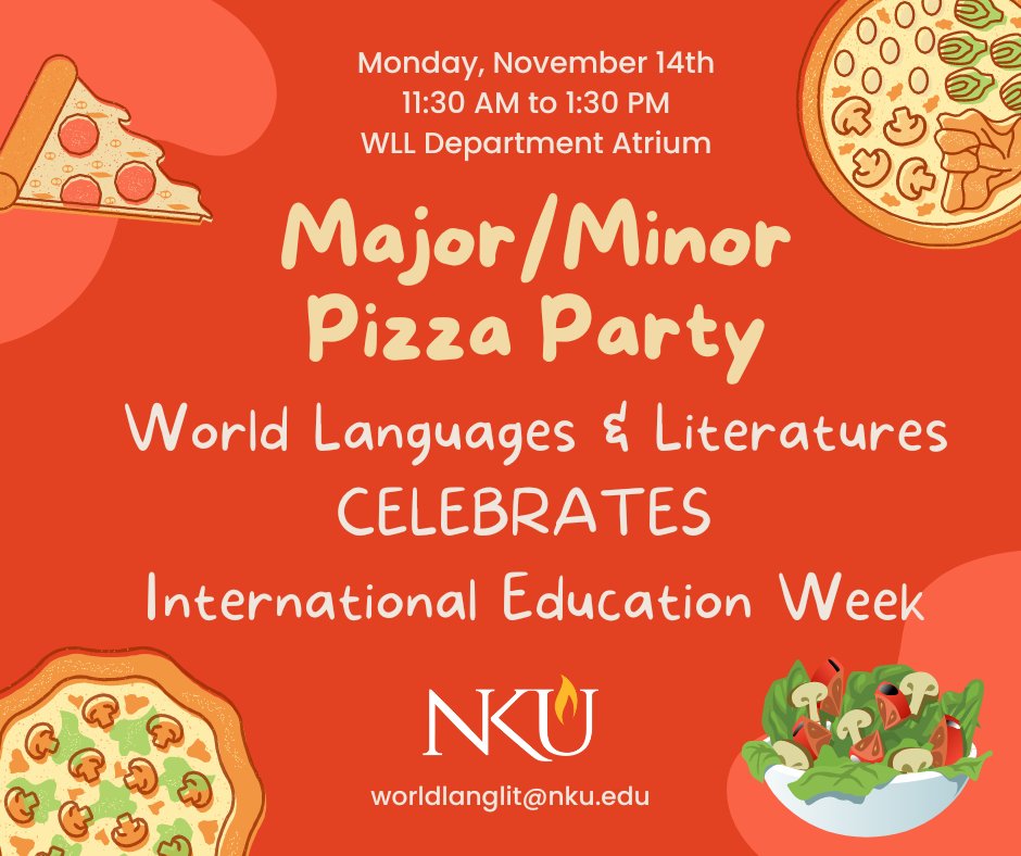 Join us TODAY for LUNCH and CONVERSATION to celebrate International Education Week at NKU.