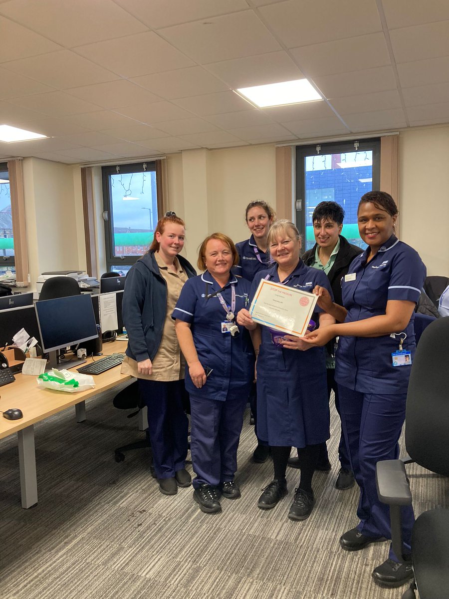 communityipc1's tweet photo. Well done to team Harpurhey getting the least amount of pressure  ulcers in North Manchester for the year @CMFT_IPCTV @Gemmasadler3 @Michelleproudma @CherylMadeley https://t.co/TlfcgD4cvj