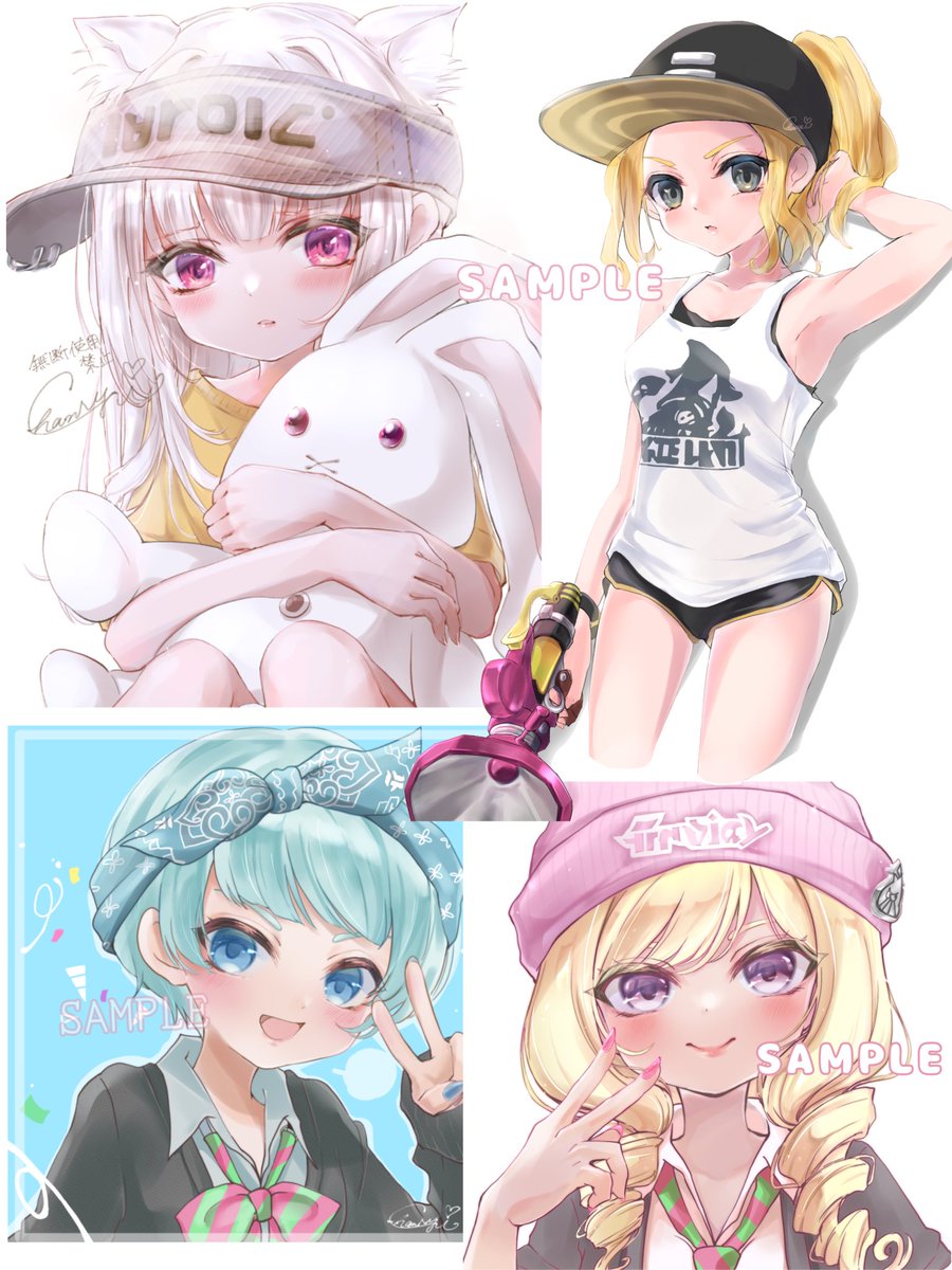 chanryi_illust's tweet photo. イカちゃん擬人化したり女の子にスプラのギア着せるのが趣味です。それとアゲテン大好きなので3にも入荷してください…👼 https://t.co/cZKZKkywMM
