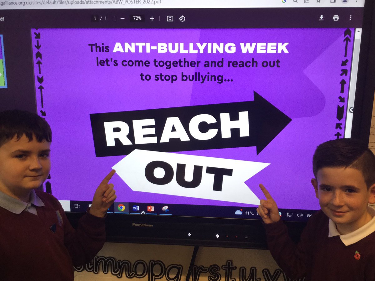 EllisonPrimary's tweet image. We have begun our Anti-Bullying Week by exploring the theme of ‘Reach Out’ and what it means to us #antibullyingweek2022 #EllisonCommunity