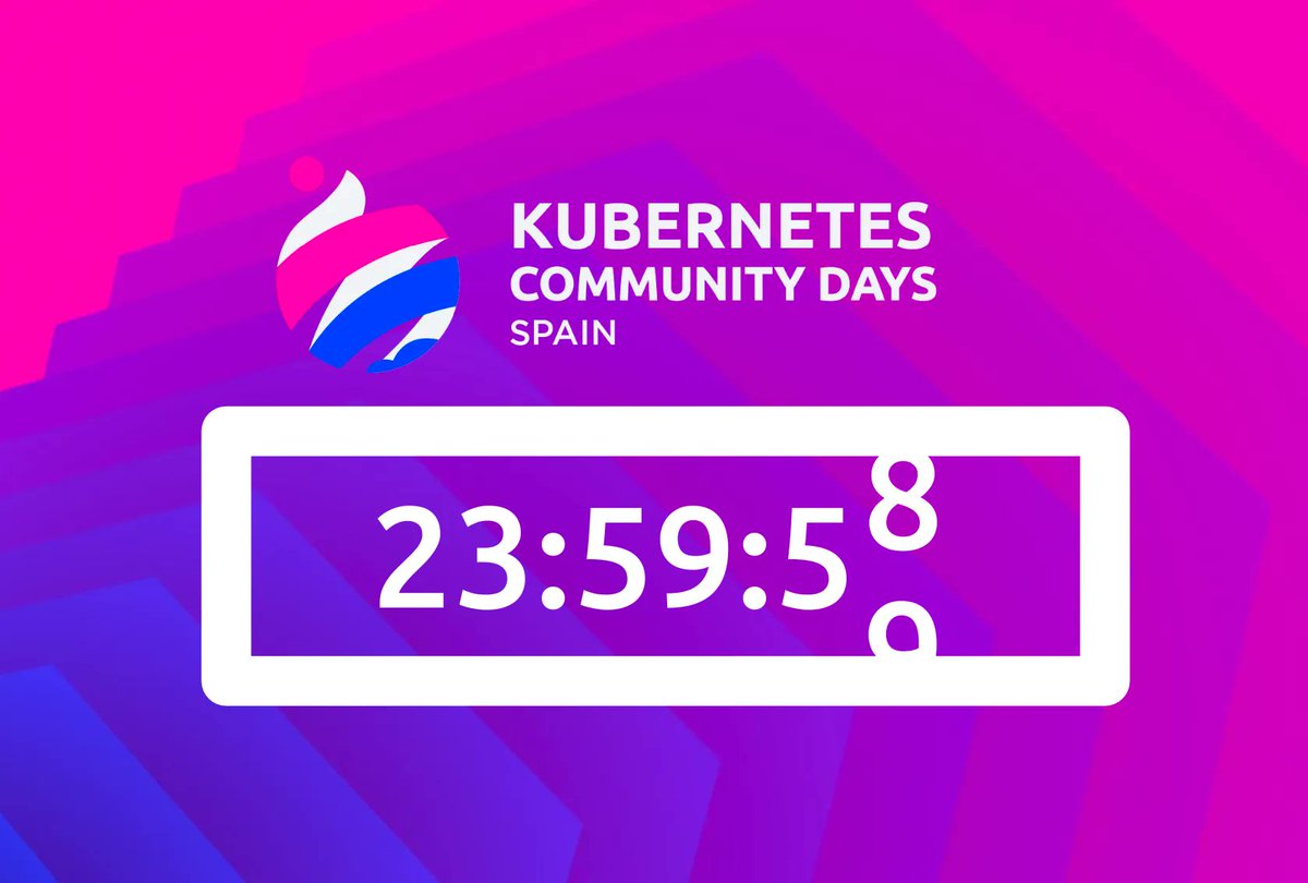 ¡Empieza la cuenta atrás! ⏰⏰

En menos de 24 hr empieza el #KCDSpain2022

buff.ly/3Nm4dve

^^ Registrate para obtener tu entrada