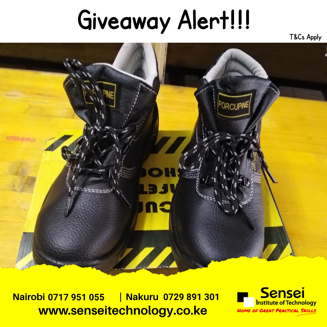 Senseitraining's tweet photo. Giveaway Alert!!!

Win as we celebrate our 10th Anniversary! 

Nominate someone who deserves this safety boots and they will be enrolling for our #DecemberIntake and tell us why they deserve them. 

We will pick the comment with most likes and replies on Sat at 5:00pm. https://t.co/fqXfHPHpuc