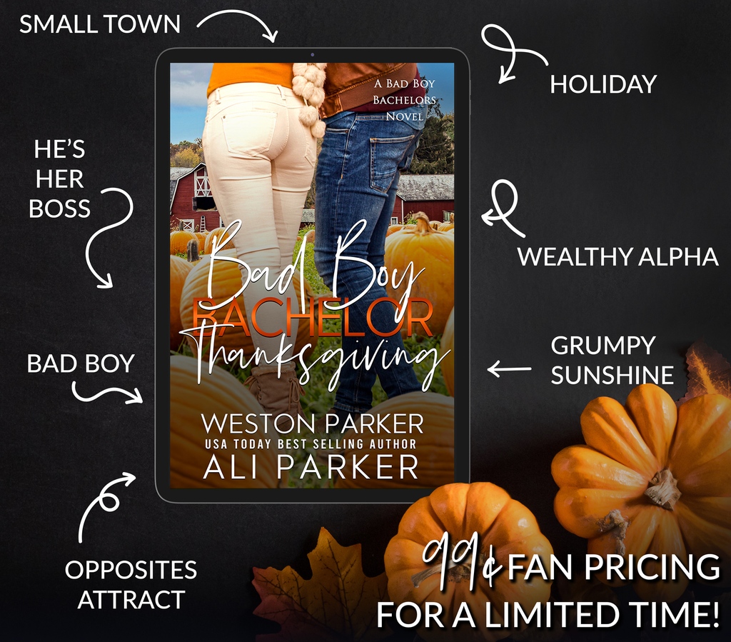 AliParkerAuthor's tweet photo. My assistants keep quitting. Seems I'm hard to deal with. My new one is a pumpkin farmer's daughter. My mind is not on work this holiday season. Mine.

Grab your copy for only 99¢ (for a limited time)!

AMAZON • https://t.co/rtBTJzqXaj https://t.co/RQUSZstOIN