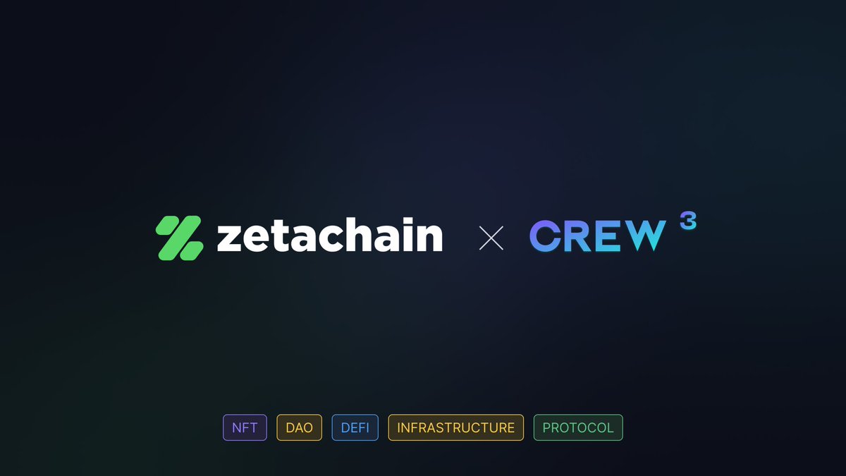 📋 Today we're excited to announce ZetaChain’s space to the <a href="/crew3xyz/">Kasih Sayang</a> community &amp; broader crypto ecosystem. Join now to show early support for ZetaChain and its mainnet launch coming soon: zetachain.crew3.xyz/questboard👇