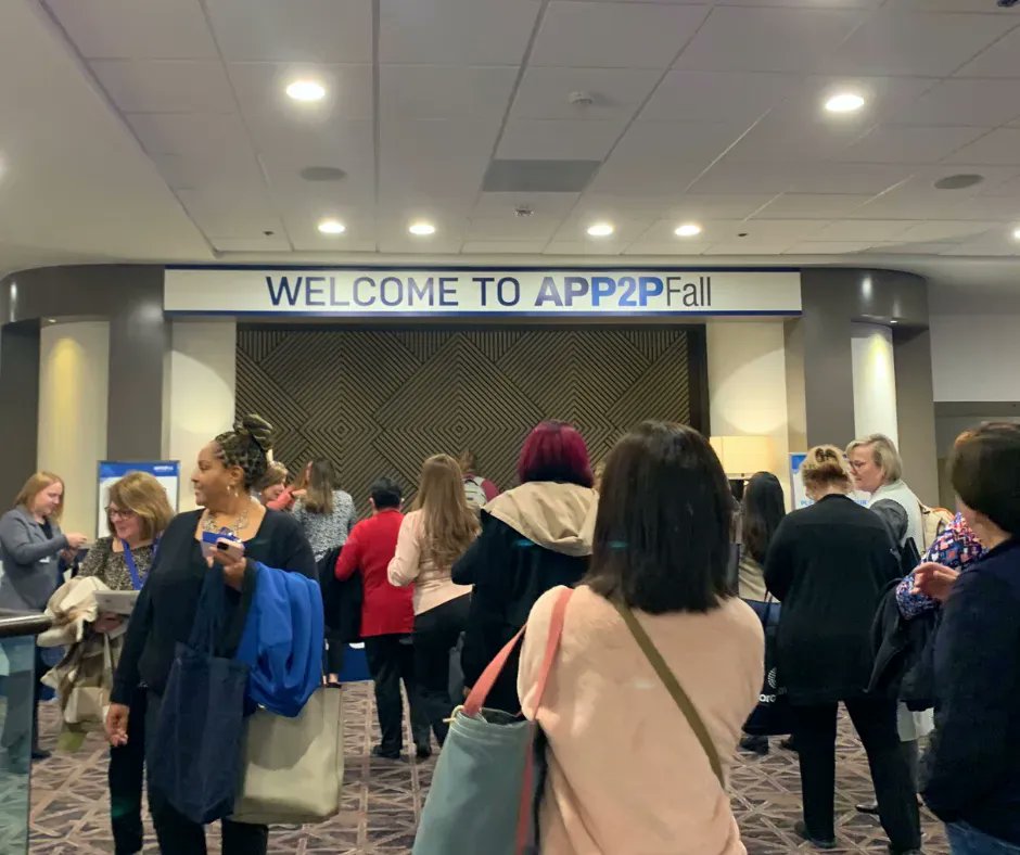 APP2P's tweet photo. Welcome to the APP2P Fall Conference & Expo! We are kicking off today with a series of in-depth Workshops and Certification classes. Over 100 professionals are here to get Certified and enrich their learning, wish them luck! #APFall #APP2P https://t.co/jsybTWInm7