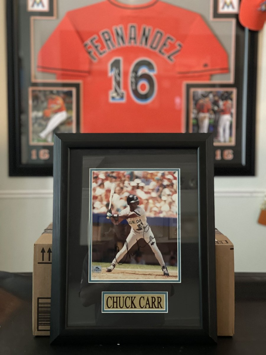 LoudMiamiFan's tweet photo. WATCH OVER EACHOTHER IN BASEBALL HEAVEN. #RIPCHUCKCARR #RIPJDF16 #MarlinsInHeaven https://t.co/q1pJAYnOoj