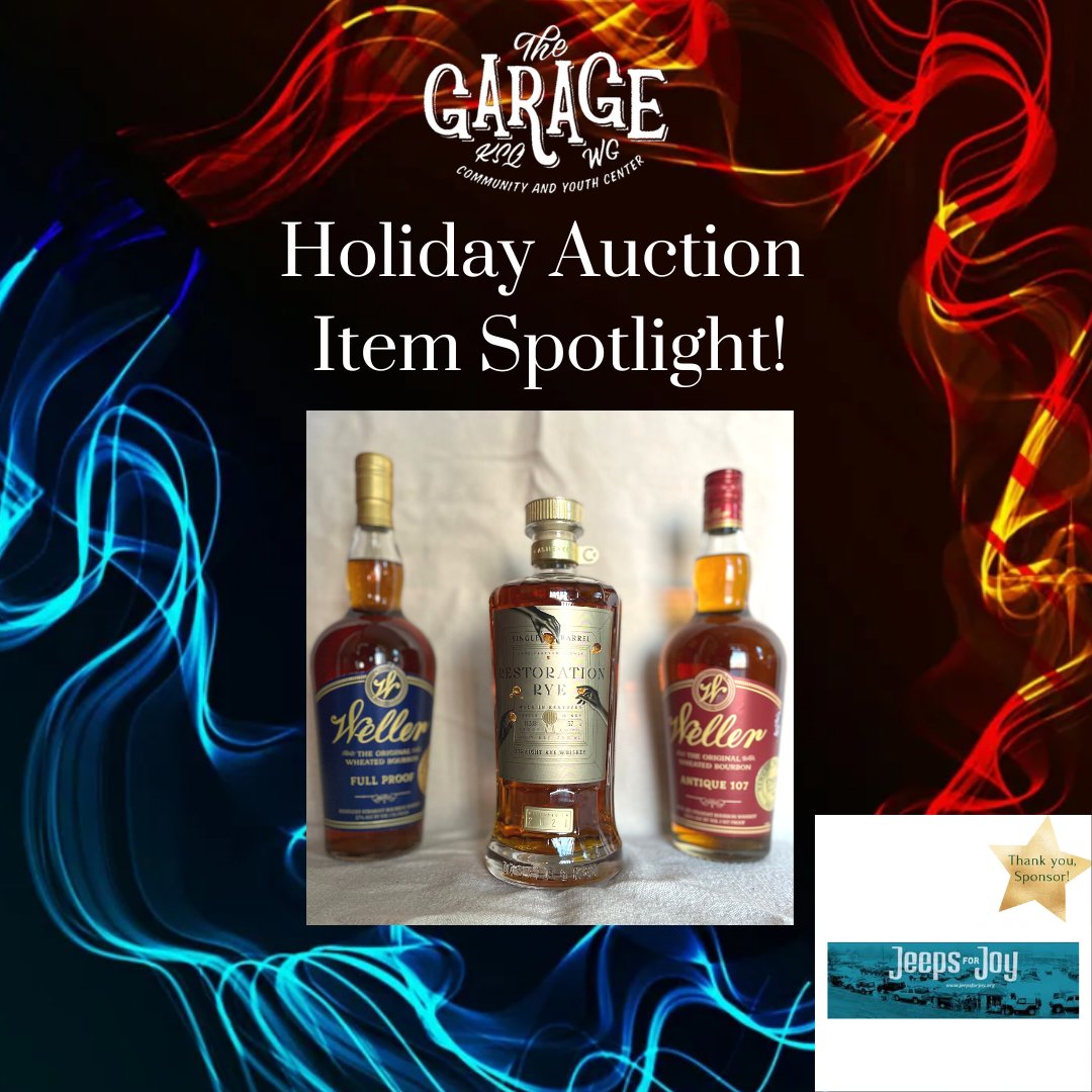 The Garage's Holiday Auction - ITEM SPOTLIGHT! - Craft Bourbon Basket!

Valued at $1,000, you can win this and many more items at the Holiday Auction on December 3rd! 

Buy tickets here:
 bit.ly/2022HolidayAuc…

Register to bid remotely here: bit.ly/HolidayAuction…