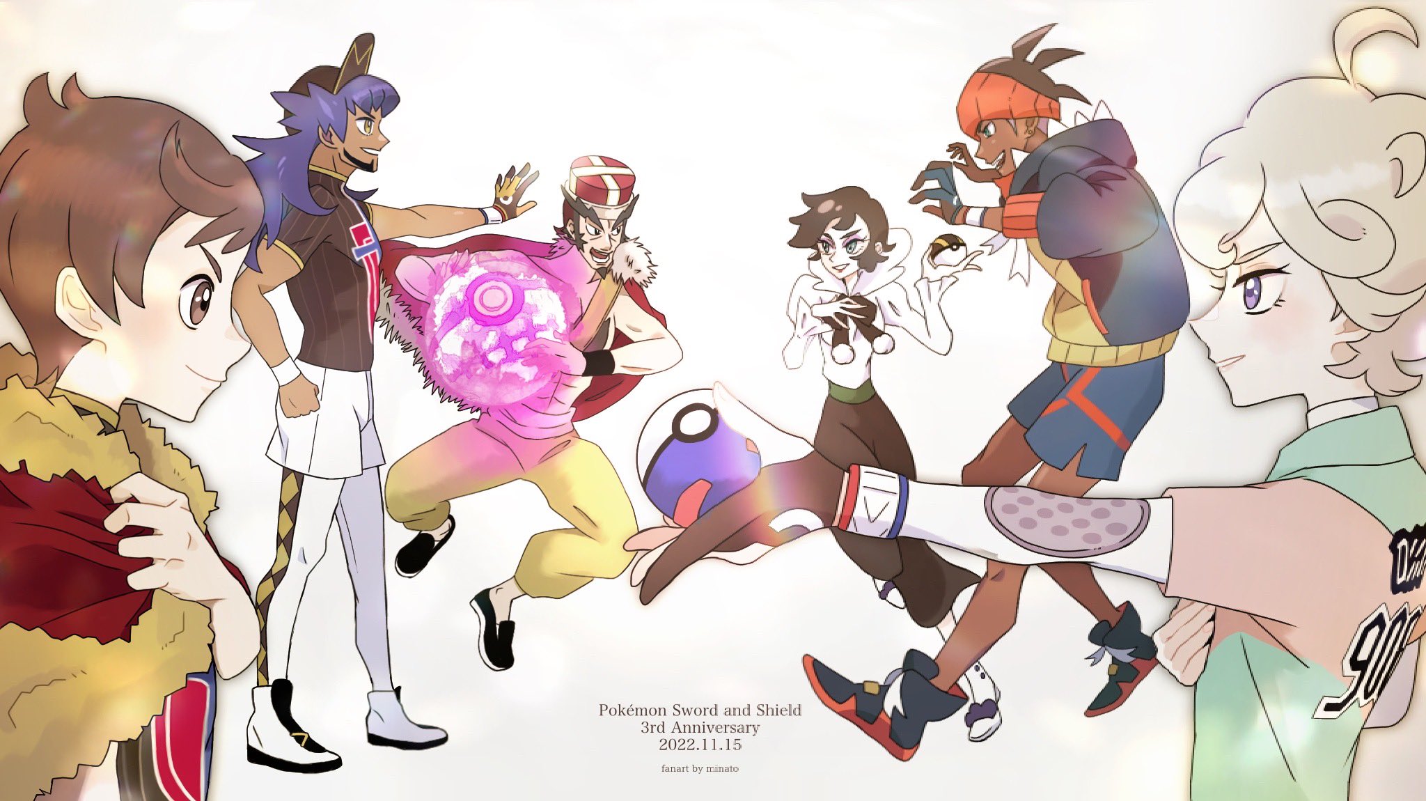 湊 Minato History Of Galar チャンピオンと 因縁のライバル 剣盾3周年 ポケモン剣盾3周年 ポケモン剣盾 Pokemon T Co Zd1kbz2s8d Twitter