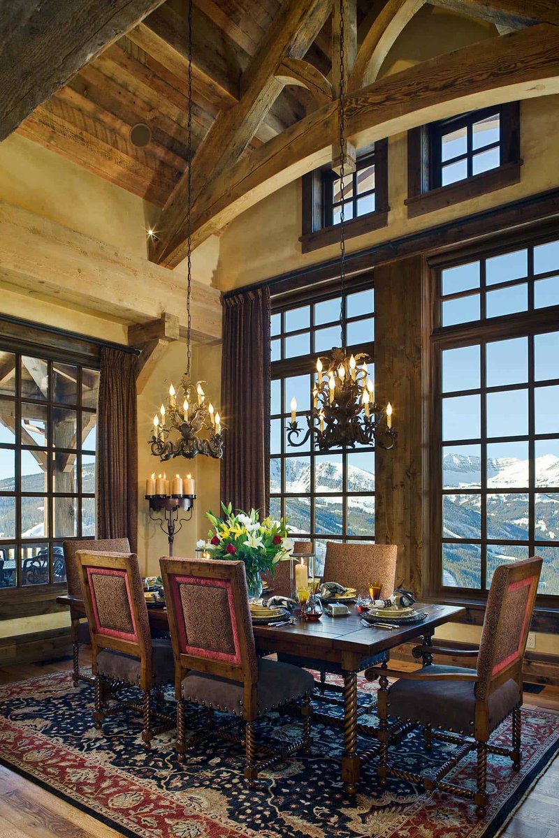 OneKindesign's tweet photo. Handcrafted timber frame home with astonishing Rocky Mountain views https://t.co/W3viihmVbS https://t.co/OCk3zlnMsp