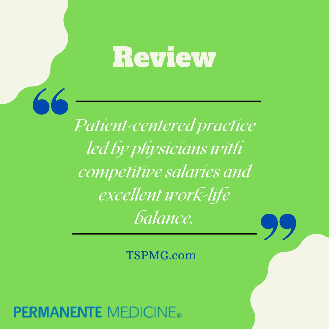 TSPMGCareers's tweet photo. #workforthebest #TSPMGCareers #PermanenteMedicine #KP #KaiserPermanente https://t.co/4PmW6T3TIQ