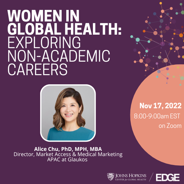 Join us for our next EDGE Seminar featuring Dr. Alice Chu on November 17th at 8am-9am! jh.zoom.us/webinar/regist… @JohnsHopkinsSPH @JHUCarey @HopkinsMedicine @JHUNursing @SAISHopkins