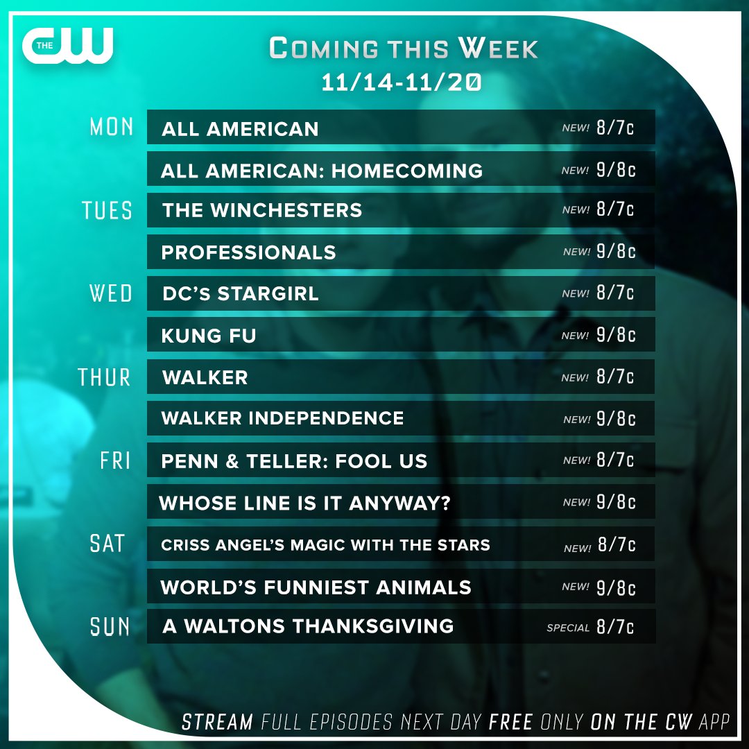 Check out what's airing #ThisCWeek! What are you most excited for?