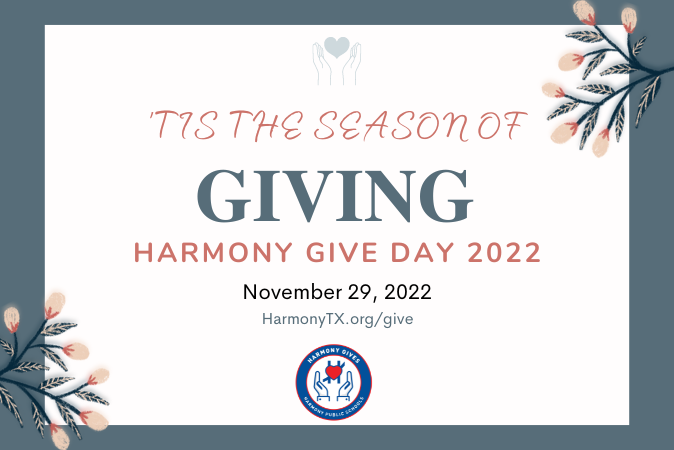 HarmonyEdu's tweet photo. Harmony Give Day is November 29, 2022. 
Donate to give to a Harmony family in need.

Visit https://t.co/gbSU4DxROg and see how you can help make a difference.

All donors will be entered to win an Oculus Quest!

#giving #tistheseason #donate 
#stem #harmony #family https://t.co/ki16KqjSB6