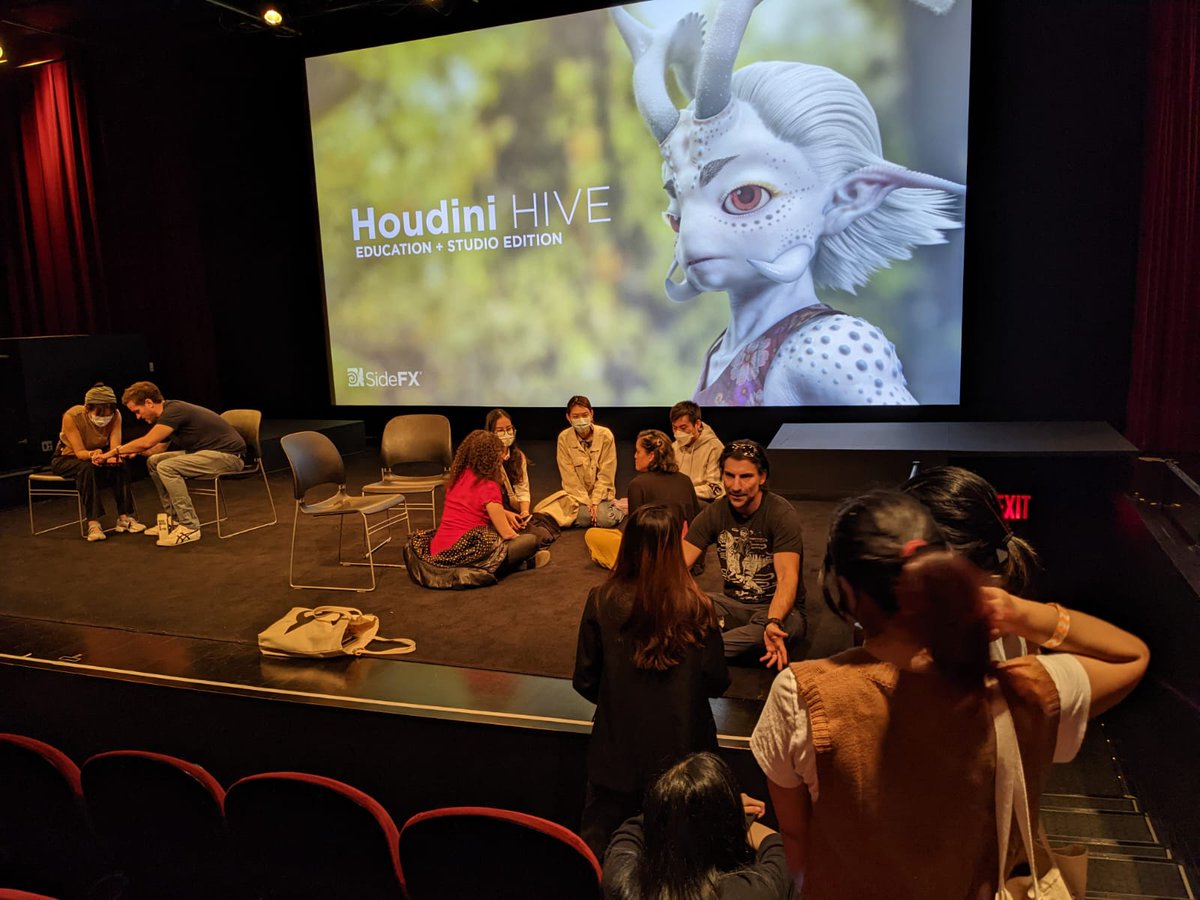 Thank you to everyone who attended and participated in the Education + Studio HIVE NYC!! 

The generosity of time and industry #insights made for 2 days of great #inspiration. 

Special THANK YOU to SideFX Software &amp; Epic Games 

sidefx.com/education-HIVE…