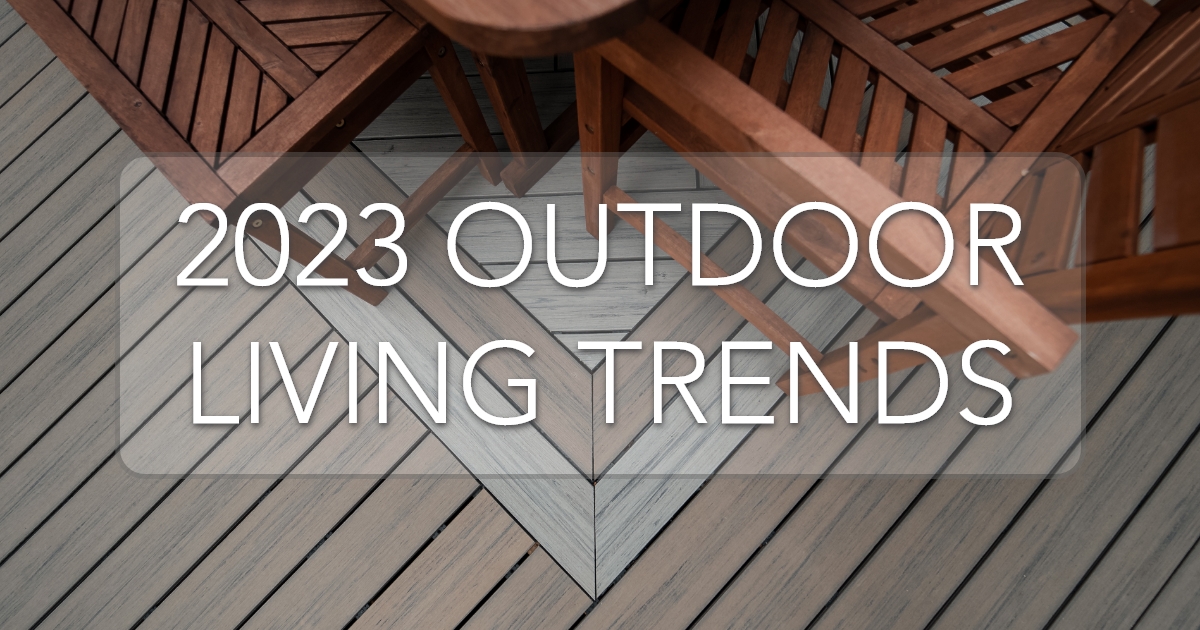 Deckorators's tweet image. 2023 Outdoor Living Trends - With insight from leaders in the outdoor living industry, we’re sharing four up-and-coming trends that will allow you to get the most out of your outdoor space now and in the years to come.

bit.ly/3UCIfXS