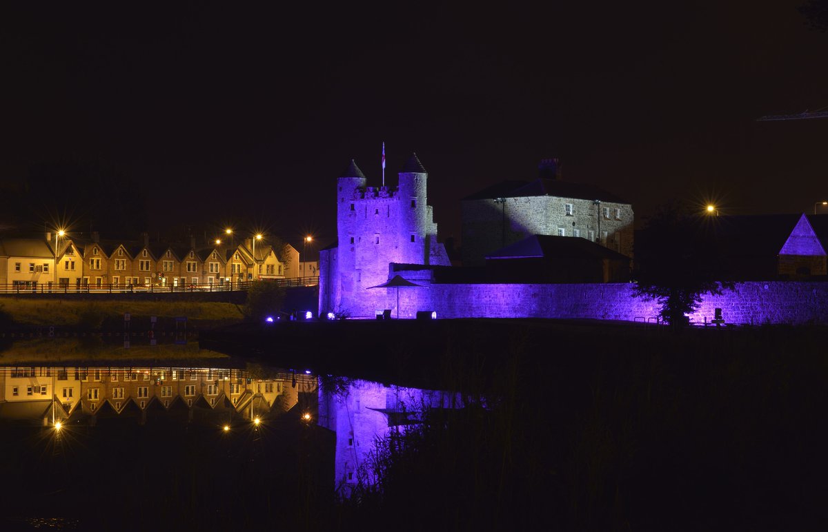 Enniskillen Castle is going Purple tonight, for #WorldDiabetesDay #WorldDiabetesDay2022