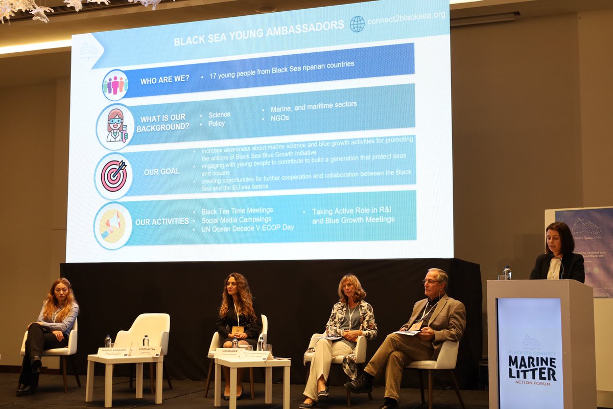 ConnectBlackSea's tweet photo. CONNECT and act together!
At #MLAF, @BlackSeaYouth presented how they stayed connected and took action together to raise awareness on #plastic issue. We are happy to see #youth as representatives of #BlackSea with us as a part of the solution.
#EYY2022 https://t.co/Dwwm0IWwue