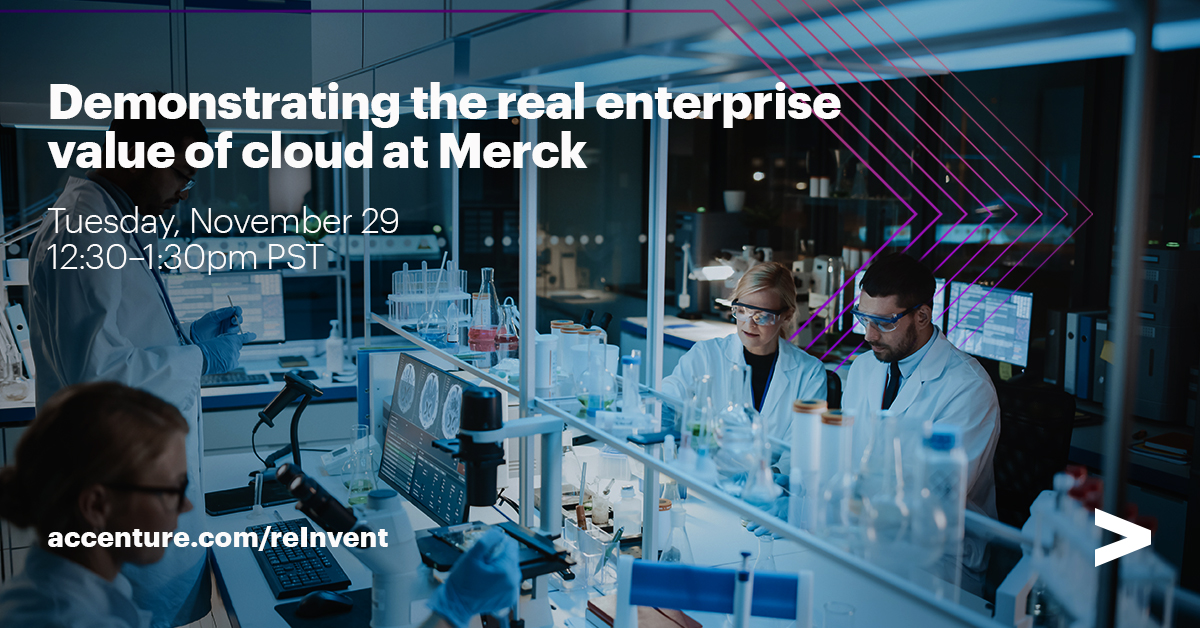 Two weeks away from AWS re:Invent 2022. I am excited to be presenting with Ron Kim (he/him), Sean Finnerty, and Fran Geatens on how Merck is driving Real Enterprise Value, not just savings from their Cloud Program. Come join us to learn more in PRT260. lnkd.in/dQaaKWgH