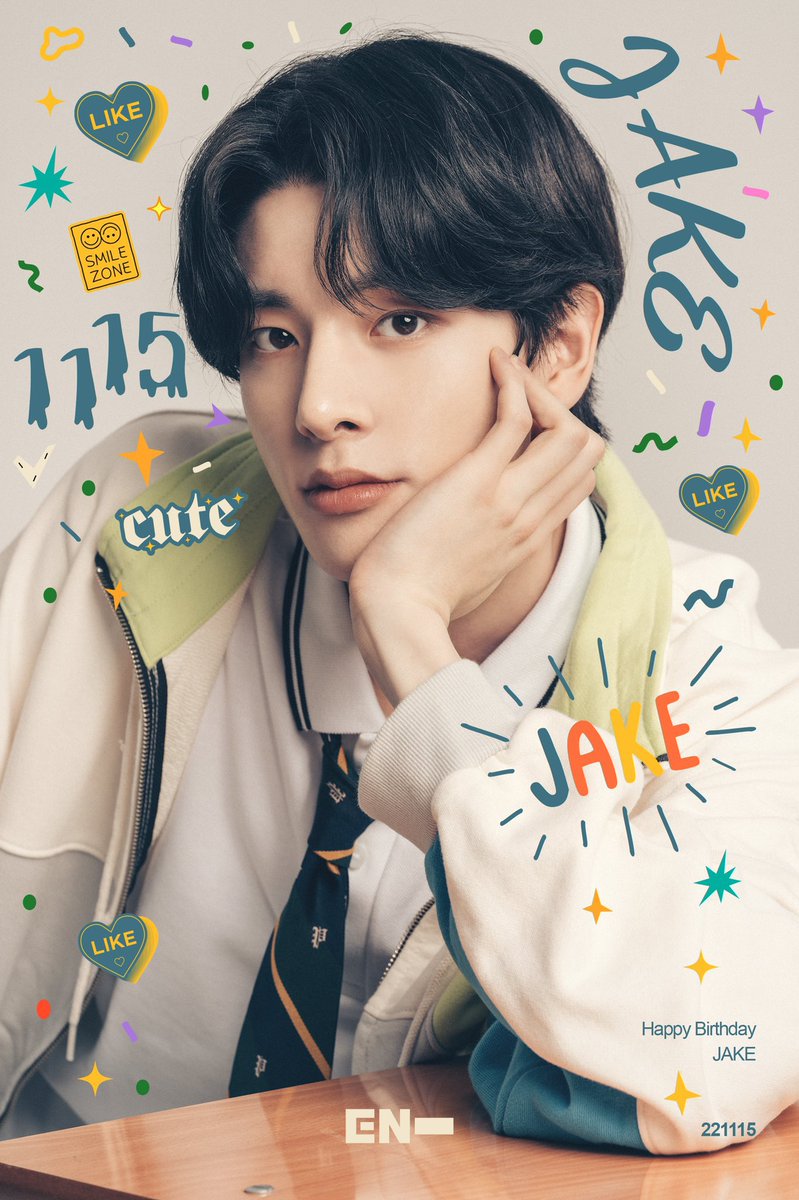 We met half of November again and that means, it’s my day now. I’m so happy to celebrate my special day with my members and ENGENEs this year. I hope everyone is having a blast day on my special day!

With love, Jake Sim.