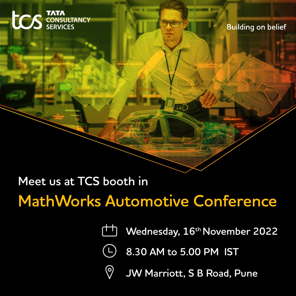 TCSDigitalTech's tweet photo. Join us at #MAC2022 to explore the latest automotive trends. Visit our booth to discover TCS solutions in autonomous driving, vehicle diagnostics and model-based systems engineering: https://t.co/TBiUL4KLYw
#AutonomousDriving #MBSE #AutomotiveSolutions https://t.co/5oaux8TTTI