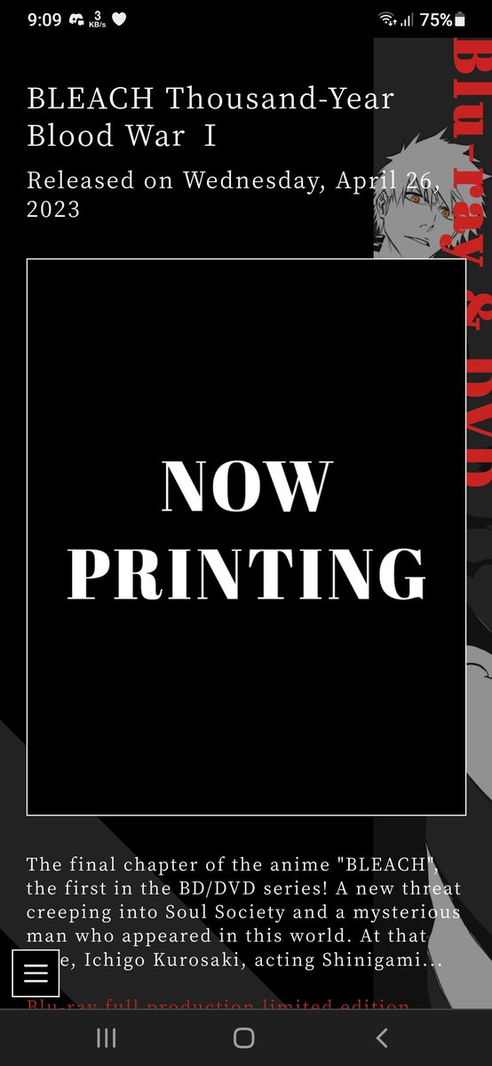 Daily BLEACH Scans on Twitter "RT nayem_saki Bleach tybw anime blu