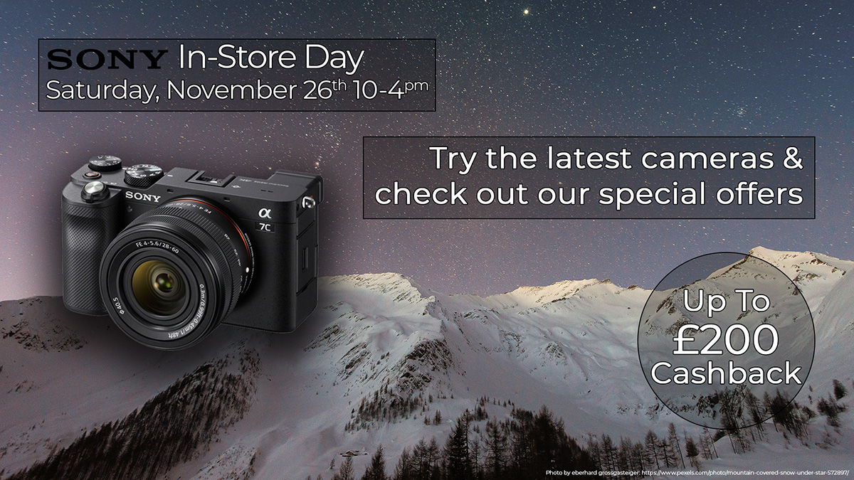 Don't miss our Sony 📷 in-store day, Saturday November 26th - mailchi.mp/fa7e93167035/d…