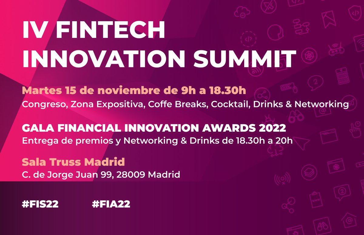 TheValleyDBS's tweet photo. Mañana no vamos a perdernos #FintechInnovationSummit!
El gran evento sobre #Fintech organizado por 
@UrbanEventMkt donde podrás compartir experiencias y harás #networking con otros profesionales del sector.
¿Nos vemos mañana? Regístrate aquí: https://t.co/eVf1NTVyLY https://t.co/yQm1boqrsE