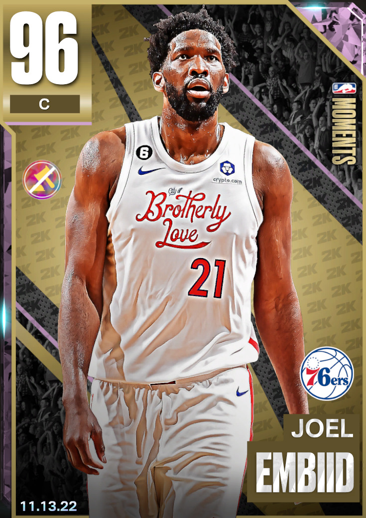 2KDB1's tweet image. 2K23 MyTEAM Update: Moments PD Joel Embiid

2kdb.net/player/23/joel…